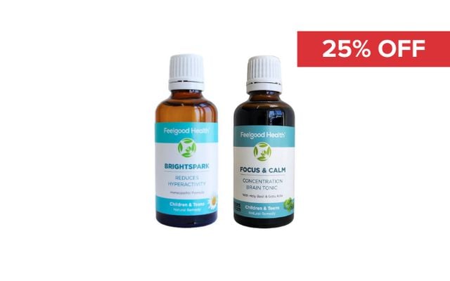 25% Off Feelgood Health BrightSpark & Feelgood Focus & Calm Cover Image